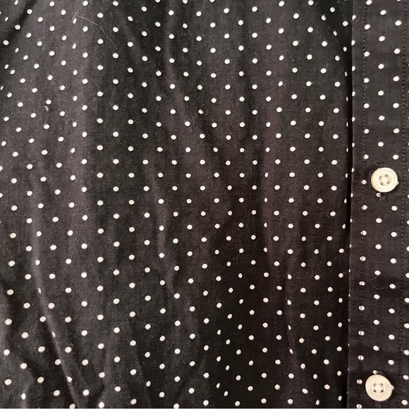Lauren Ralph Lauren Navy & Black & White Polka Dot Button Down Bundle (X… - Picture 6 of 8